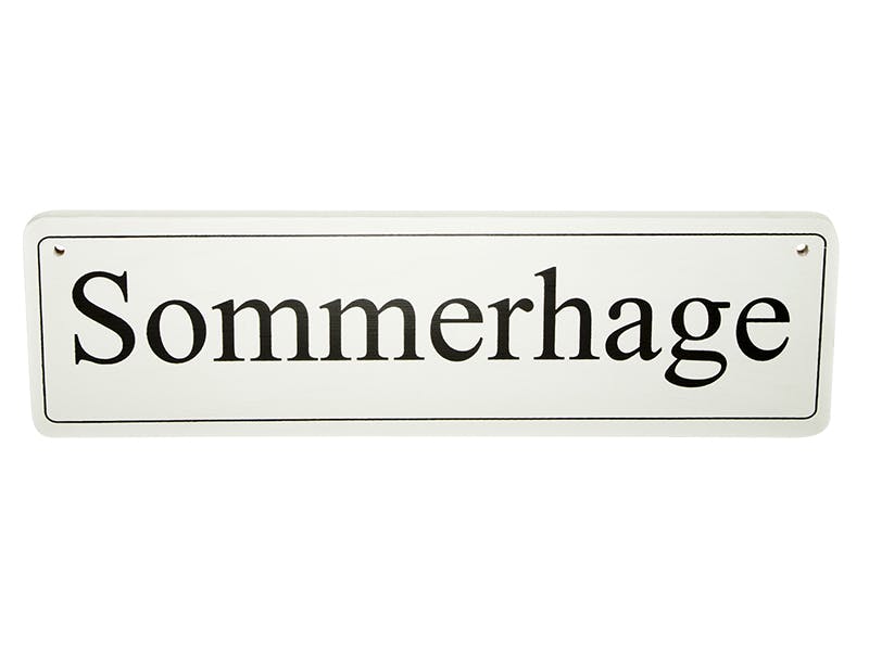 Sommerskilt til hagen Sommerskilt til hagen